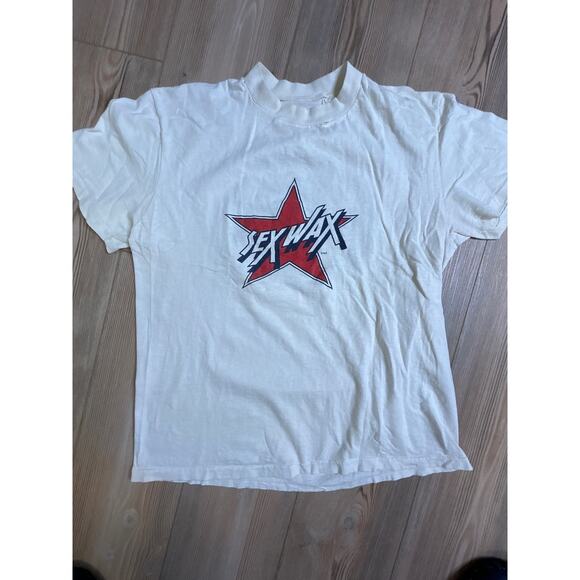 Vintage Sex Wat T-shirt Surf Skate Star 80s - Picture 1 of 4